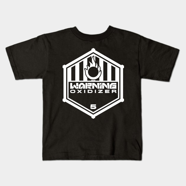 Warning: Oxidizer Kids T-Shirt by TerminalDogma